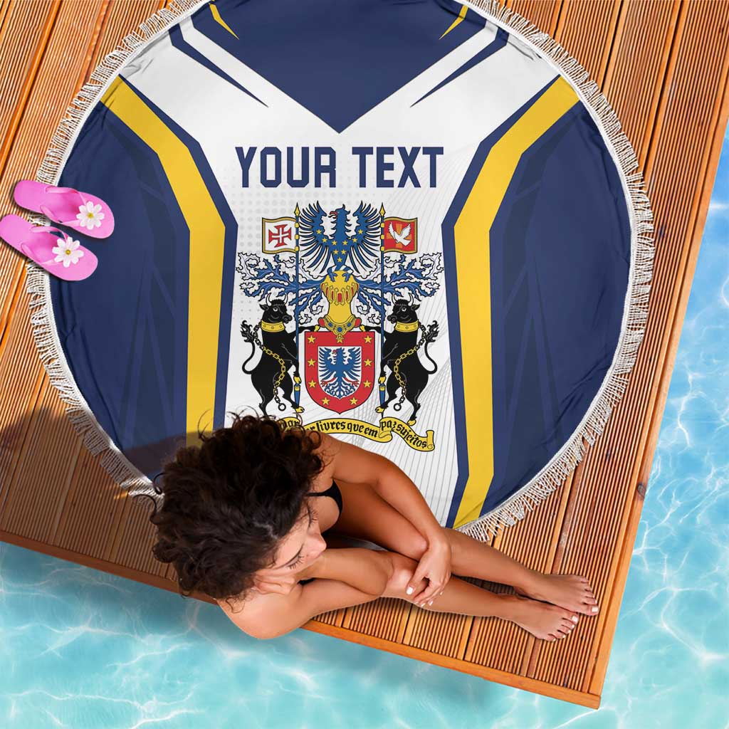Personalized Azores Portugal Beach Blanket Sporty Style - Wonder Print Shop