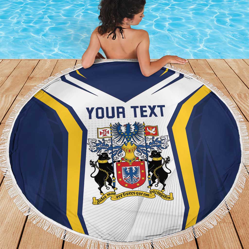 Personalized Azores Portugal Beach Blanket Sporty Style - Wonder Print Shop