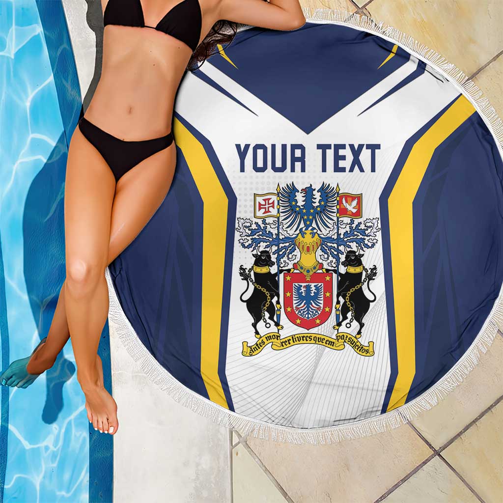 Personalized Azores Portugal Beach Blanket Sporty Style - Wonder Print Shop