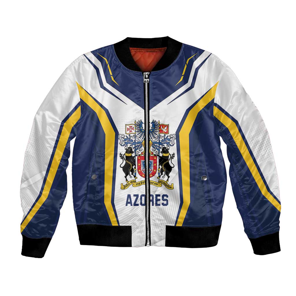 Personalized Azores Portugal Bomber Jacket Sporty Style - Wonder Print Shop