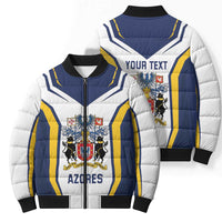 Personalized Azores Portugal Bomber Puffer Jacket Sporty Style - Wonder Print Shop
