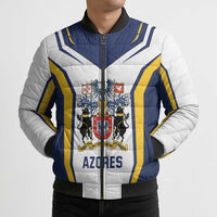 Personalized Azores Portugal Bomber Puffer Jacket Sporty Style - Wonder Print Shop