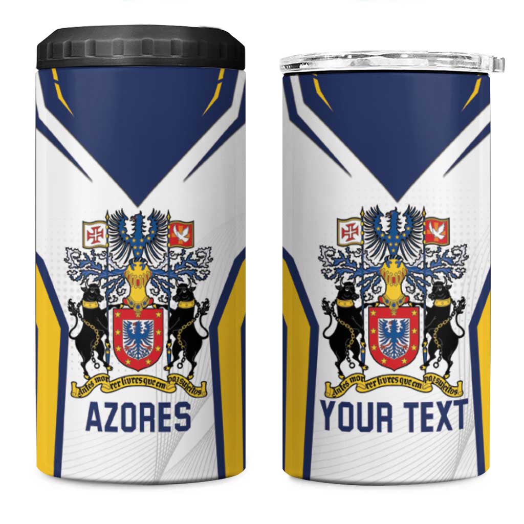 Personalized Azores Portugal 4 in 1 Can Cooler Tumbler Sporty Style - Wonder Print Shop
