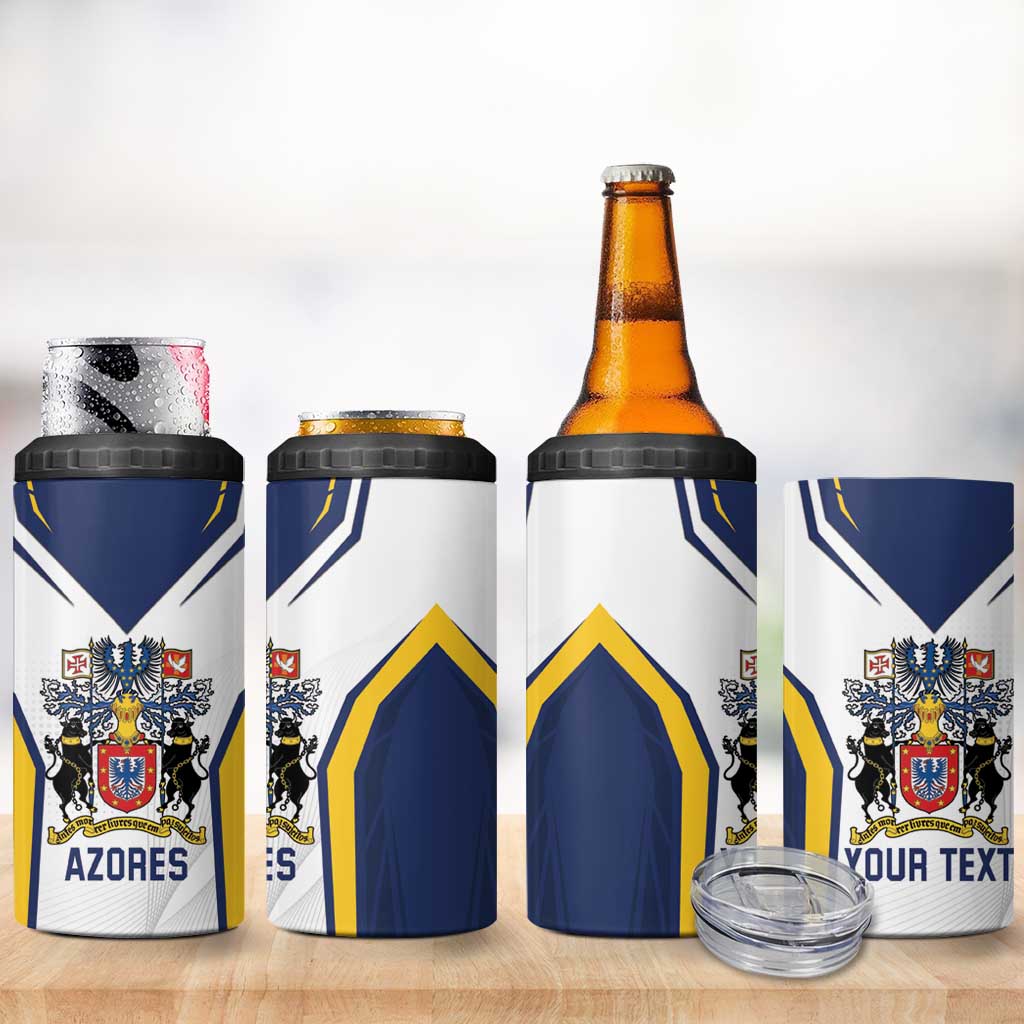 Personalized Azores Portugal 4 in 1 Can Cooler Tumbler Sporty Style - Wonder Print Shop