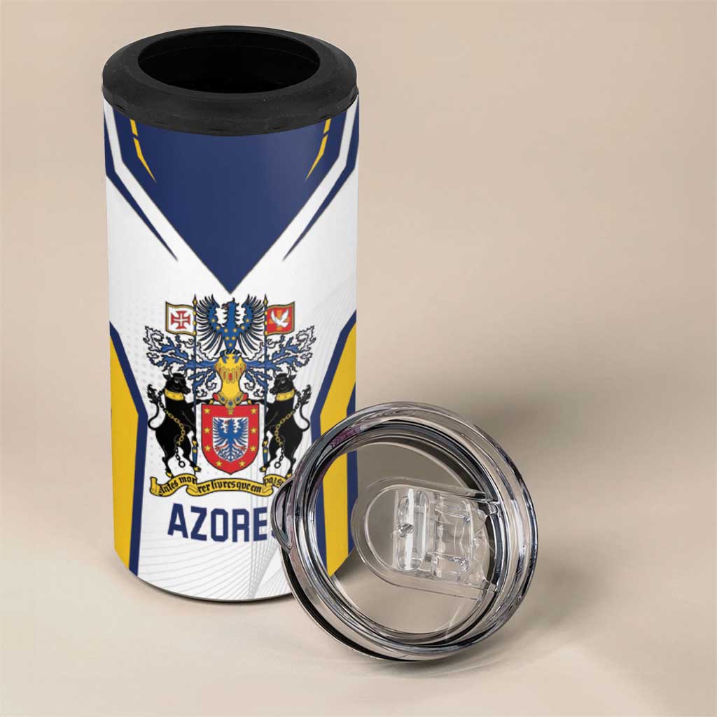 Personalized Azores Portugal 4 in 1 Can Cooler Tumbler Sporty Style - Wonder Print Shop