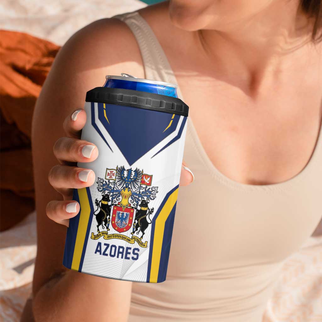 Personalized Azores Portugal 4 in 1 Can Cooler Tumbler Sporty Style - Wonder Print Shop