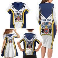 Personalized Azores Portugal Family Matching Long Sleeve Bodycon Dress and Hawaiian Shirt Sporty Style - Wonder Print Shop