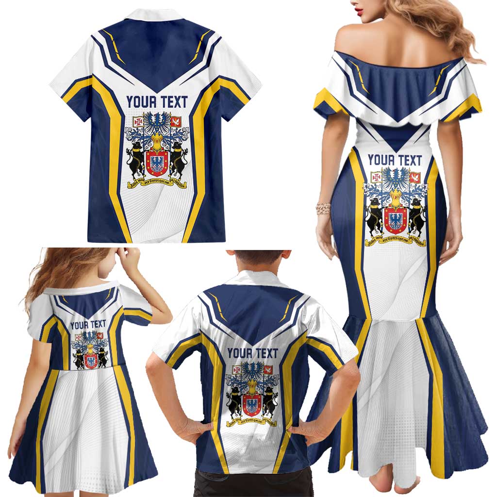 Personalized Azores Portugal Family Matching Mermaid Dress and Hawaiian Shirt Sporty Style - Wonder Print Shop