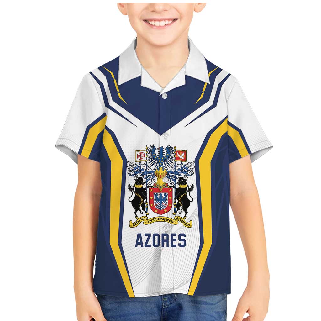 Personalized Azores Portugal Family Matching Mermaid Dress and Hawaiian Shirt Sporty Style - Wonder Print Shop