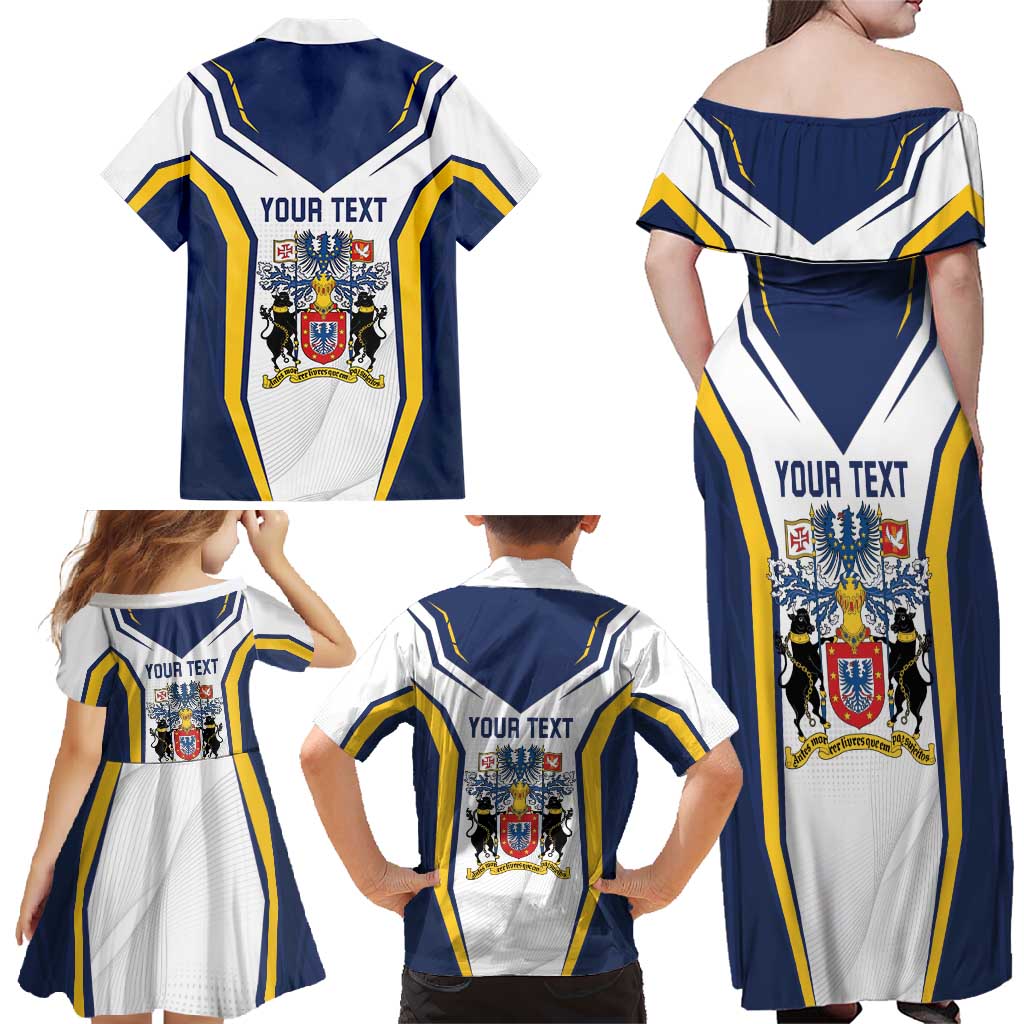 Personalized Azores Portugal Family Matching Off Shoulder Maxi Dress and Hawaiian Shirt Sporty Style - Wonder Print Shop