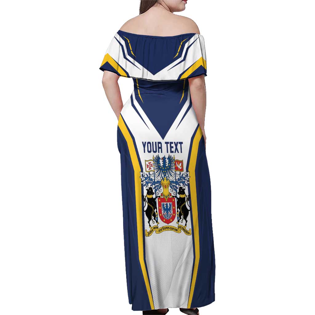 Personalized Azores Portugal Family Matching Off Shoulder Maxi Dress and Hawaiian Shirt Sporty Style - Wonder Print Shop