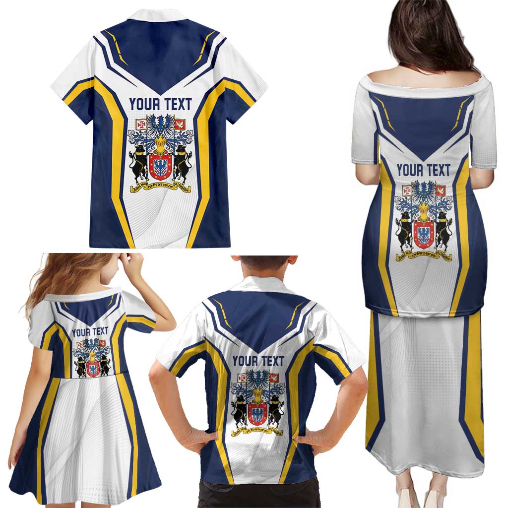 Personalized Azores Portugal Family Matching Puletasi and Hawaiian Shirt Sporty Style - Wonder Print Shop