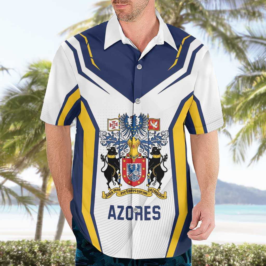 Personalized Azores Portugal Hawaiian Shirt Sporty Style - Wonder Print Shop