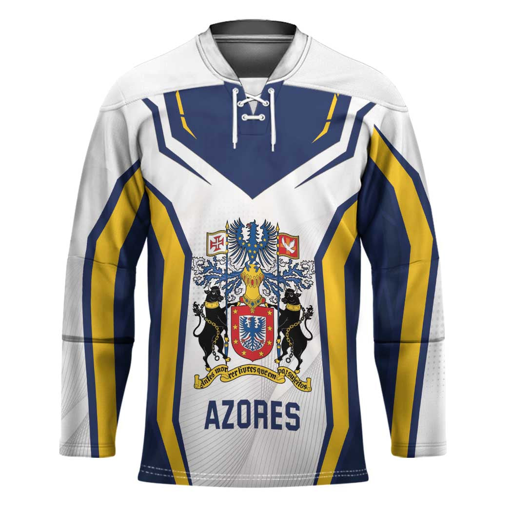 Personalized Azores Portugal Hockey Jersey Sporty Style - Wonder Print Shop