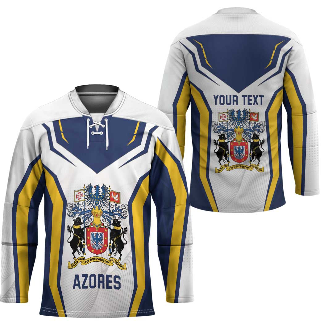 Personalized Azores Portugal Hockey Jersey Sporty Style - Wonder Print Shop