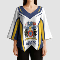 Personalized Azores Portugal Kimono Sleeve Blouse Sporty Style - Wonder Print Shop