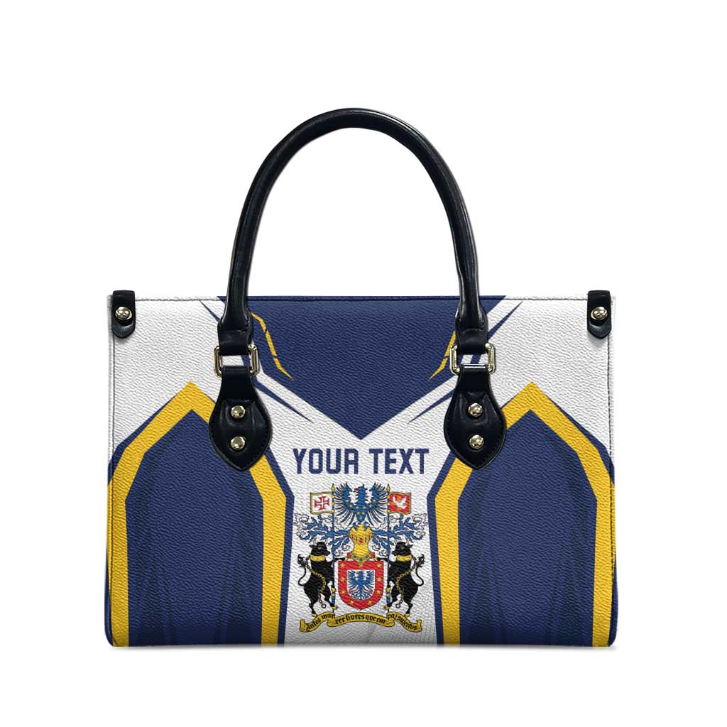 Personalized Azores Portugal Leather Bag Sporty Style - Wonder Print Shop