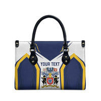 Personalized Azores Portugal Leather Bag Sporty Style - Wonder Print Shop