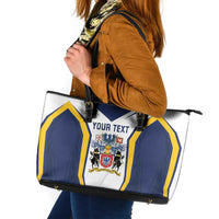 Personalized Azores Portugal Leather Tote Bag Sporty Style - Wonder Print Shop