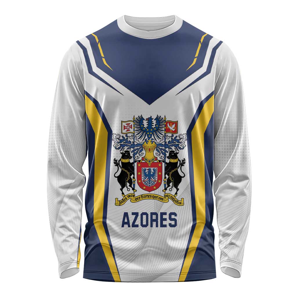 Personalized Azores Portugal Long Sleeve Shirt Sporty Style - Wonder Print Shop