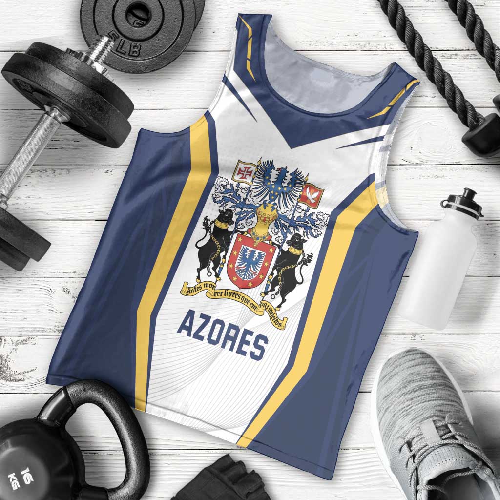 Personalized Azores Portugal Men Tank Top Sporty Style - Wonder Print Shop
