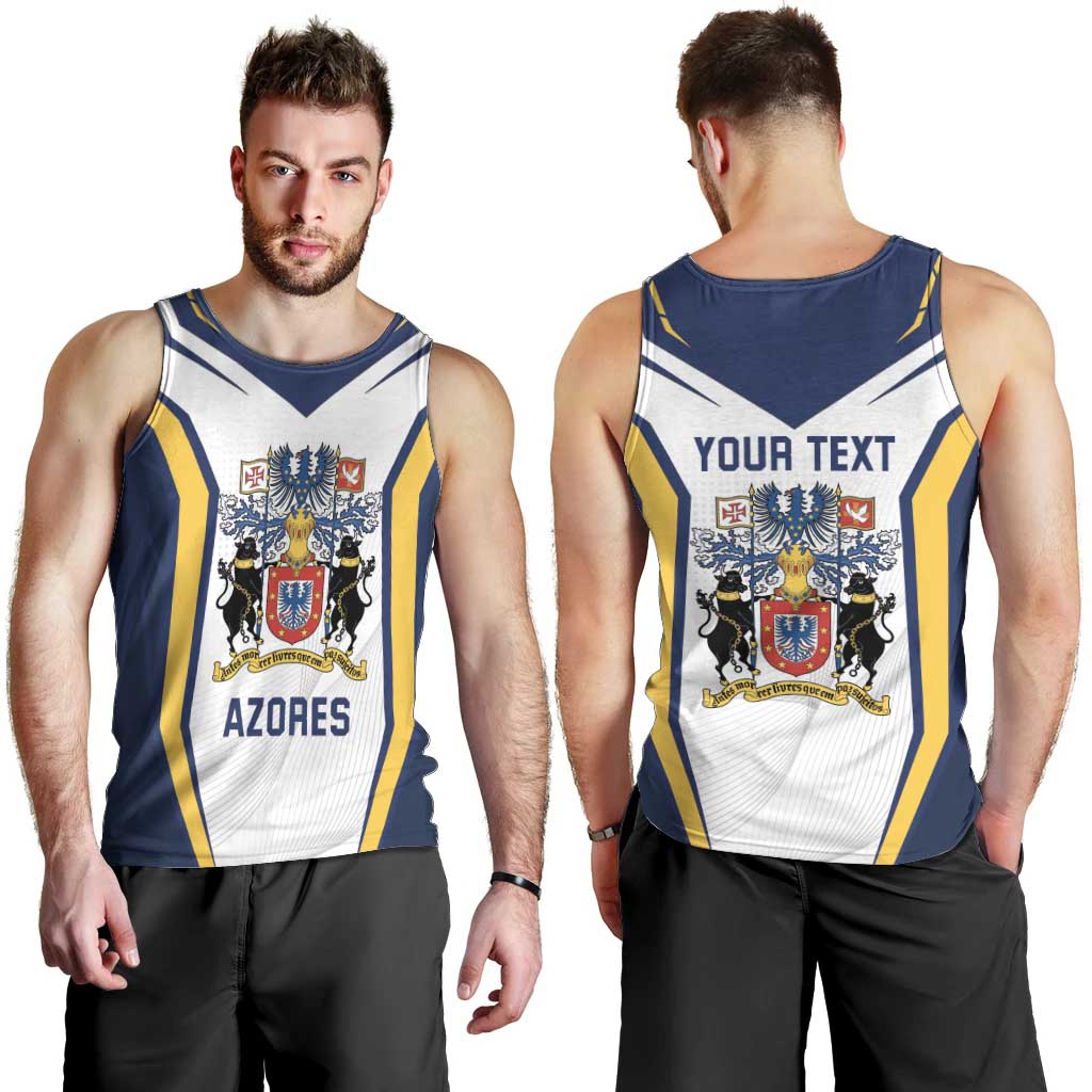 Personalized Azores Portugal Men Tank Top Sporty Style - Wonder Print Shop