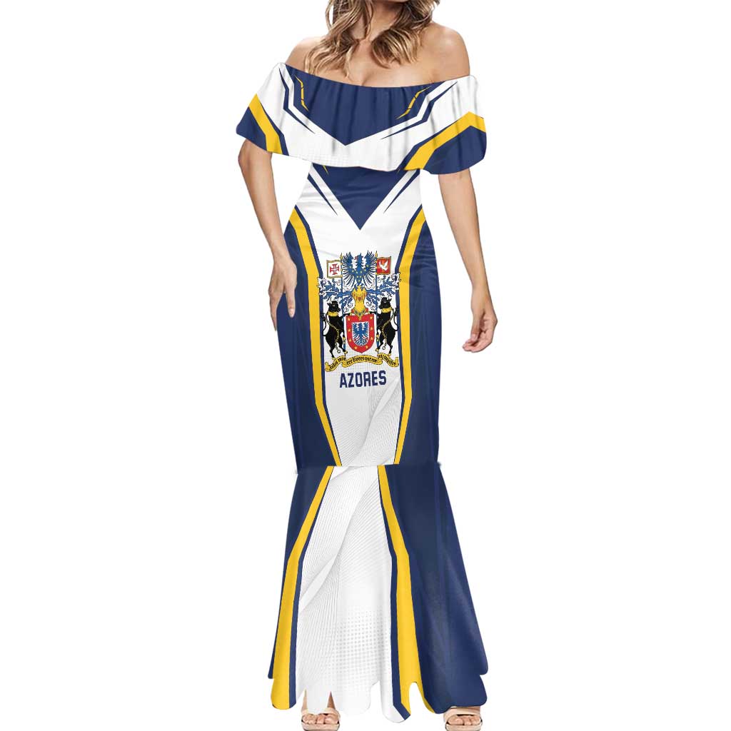 Personalized Azores Portugal Mermaid Dress Sporty Style - Wonder Print Shop