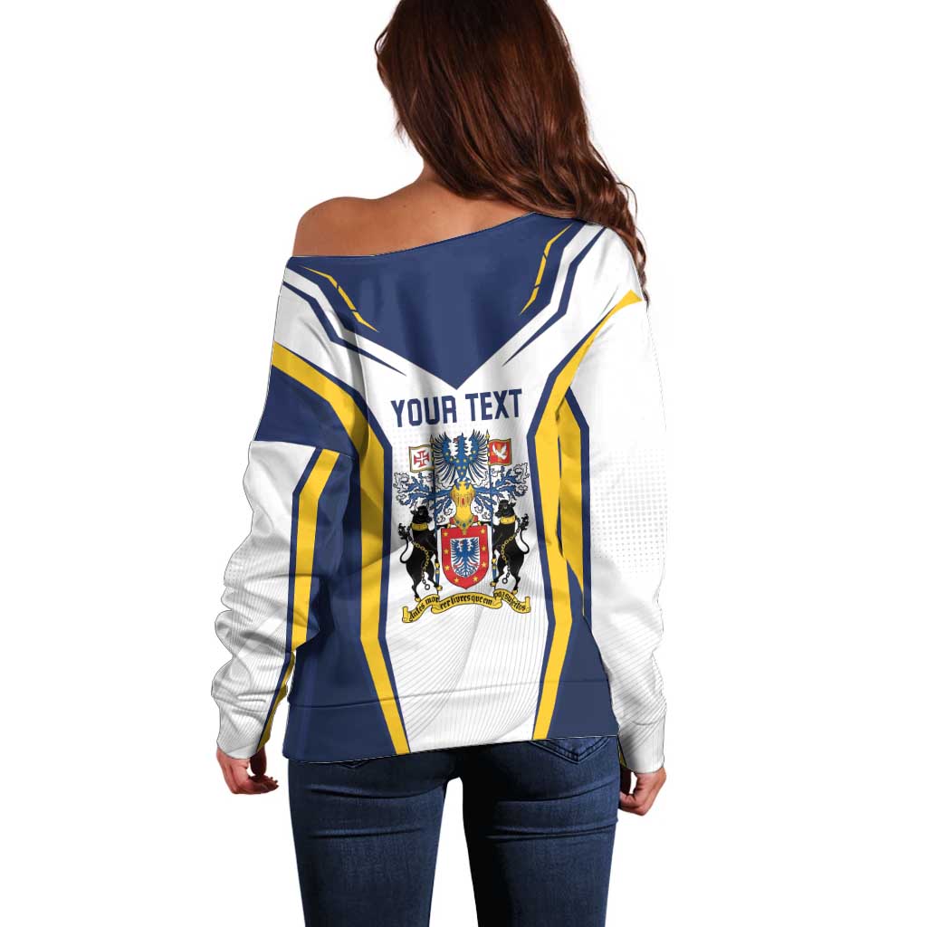 Personalized Azores Portugal Off Shoulder Sweater Sporty Style - Wonder Print Shop