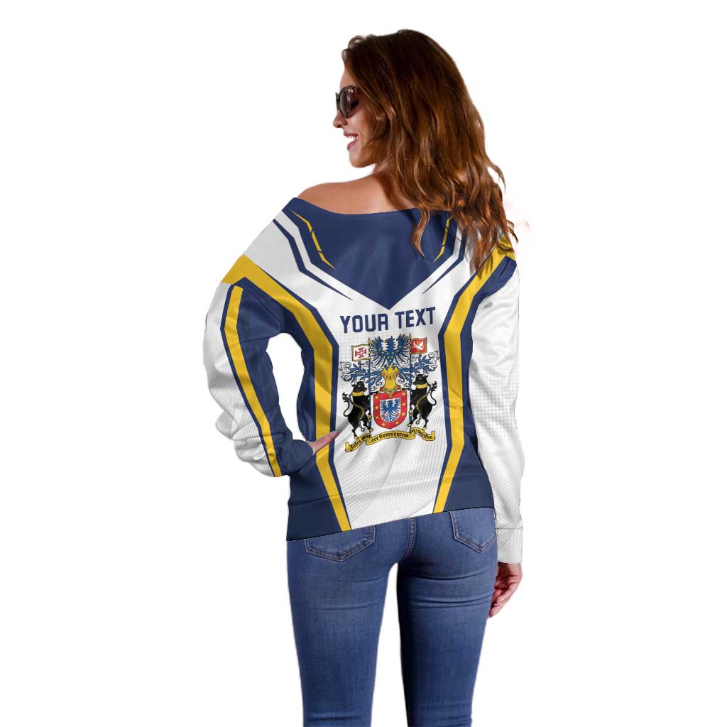 Personalized Azores Portugal Off Shoulder Sweater Sporty Style - Wonder Print Shop