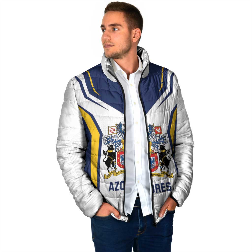 Personalized Azores Portugal Padded Jacket Sporty Style - Wonder Print Shop