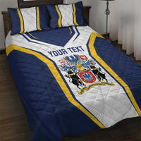Personalized Azores Portugal Quilt Bed Set Sporty Style - Wonder Print Shop