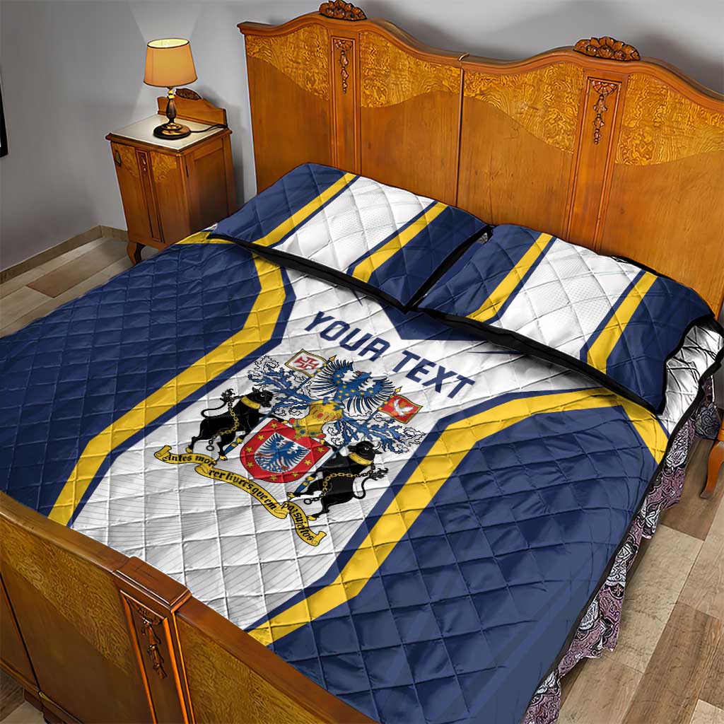 Personalized Azores Portugal Quilt Bed Set Sporty Style - Wonder Print Shop
