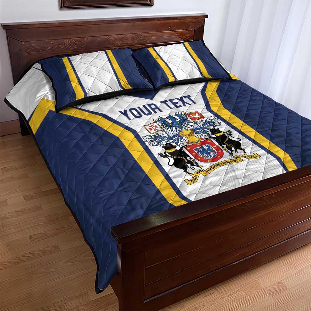 Personalized Azores Portugal Quilt Bed Set Sporty Style - Wonder Print Shop