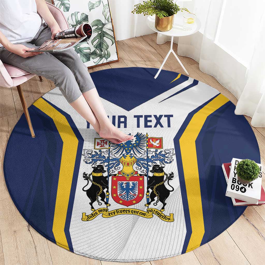 Personalized Azores Portugal Round Carpet Sporty Style - Wonder Print Shop