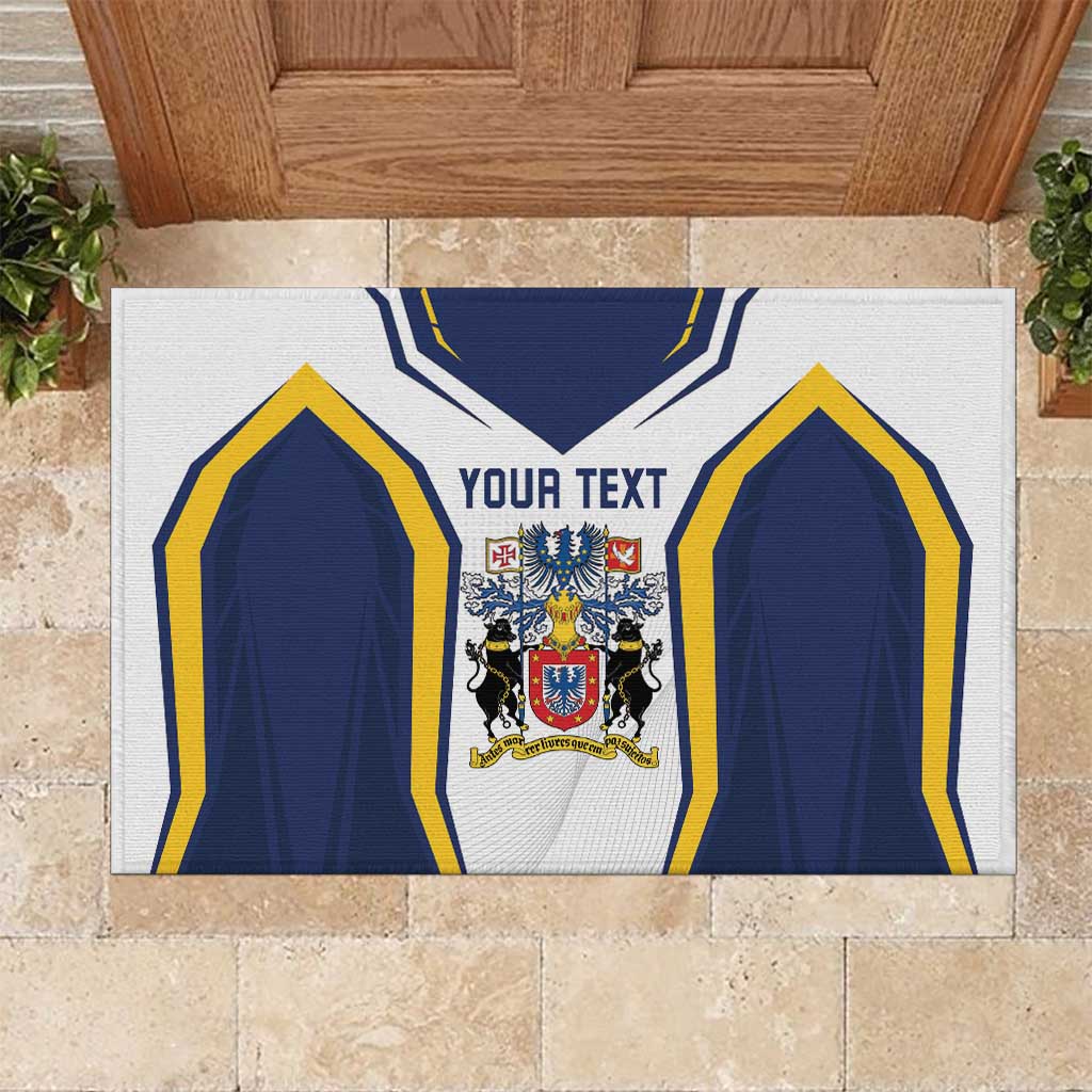 Personalized Azores Portugal Rubber Doormat Sporty Style - Wonder Print Shop