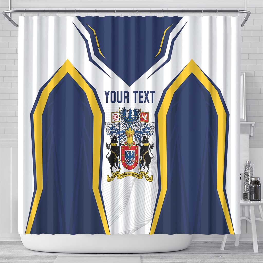Personalized Azores Portugal Shower Curtain Sporty Style - Wonder Print Shop