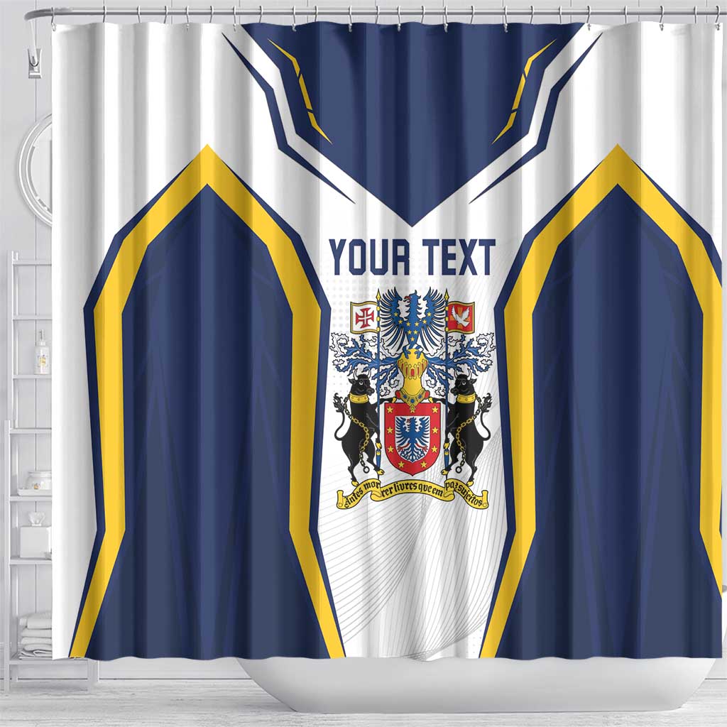 Personalized Azores Portugal Shower Curtain Sporty Style - Wonder Print Shop