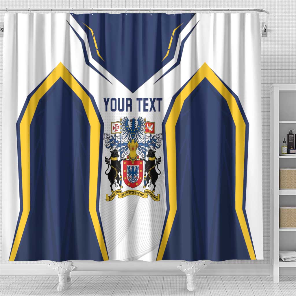 Personalized Azores Portugal Shower Curtain Sporty Style - Wonder Print Shop