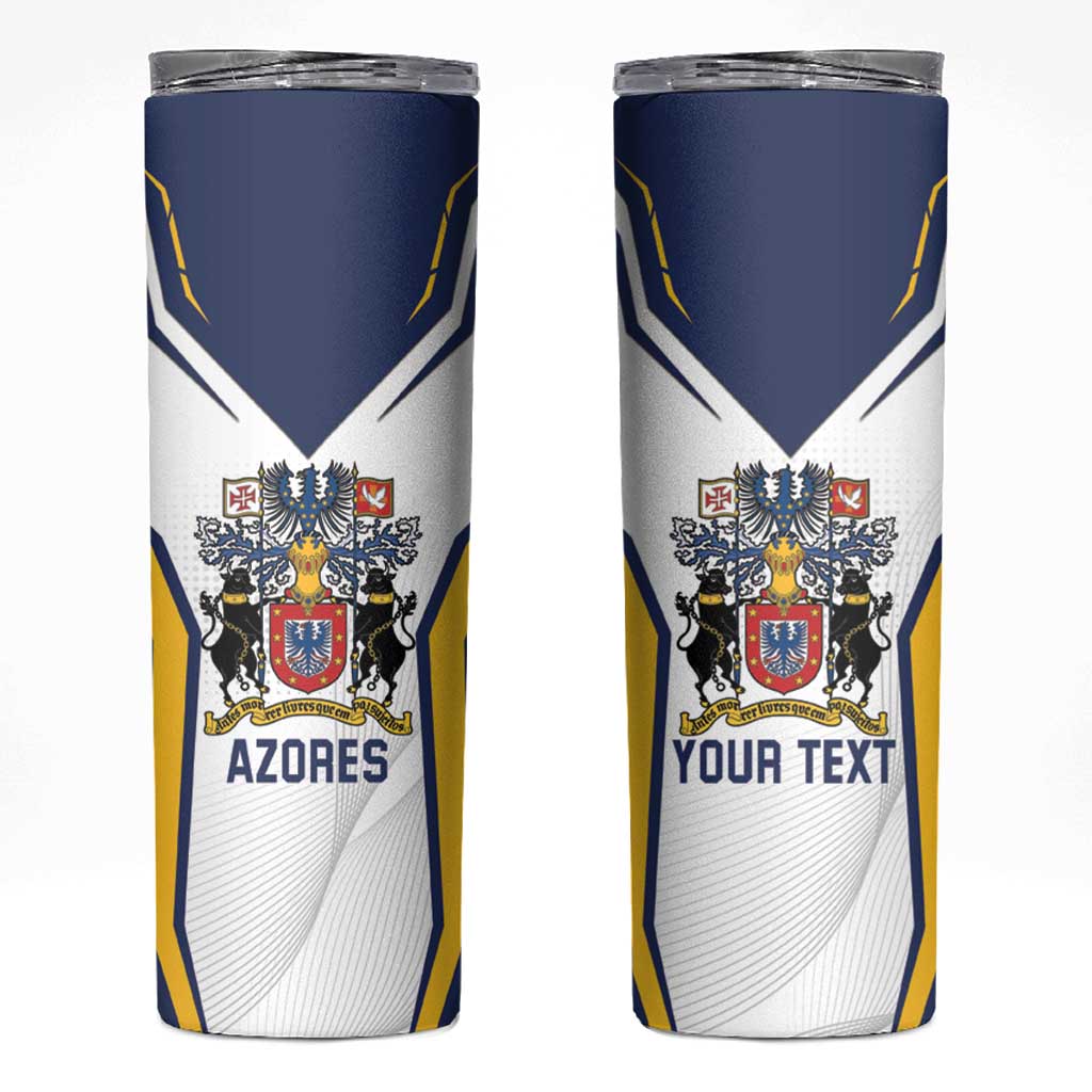 Personalized Azores Portugal Skinny Tumbler Sporty Style - Wonder Print Shop