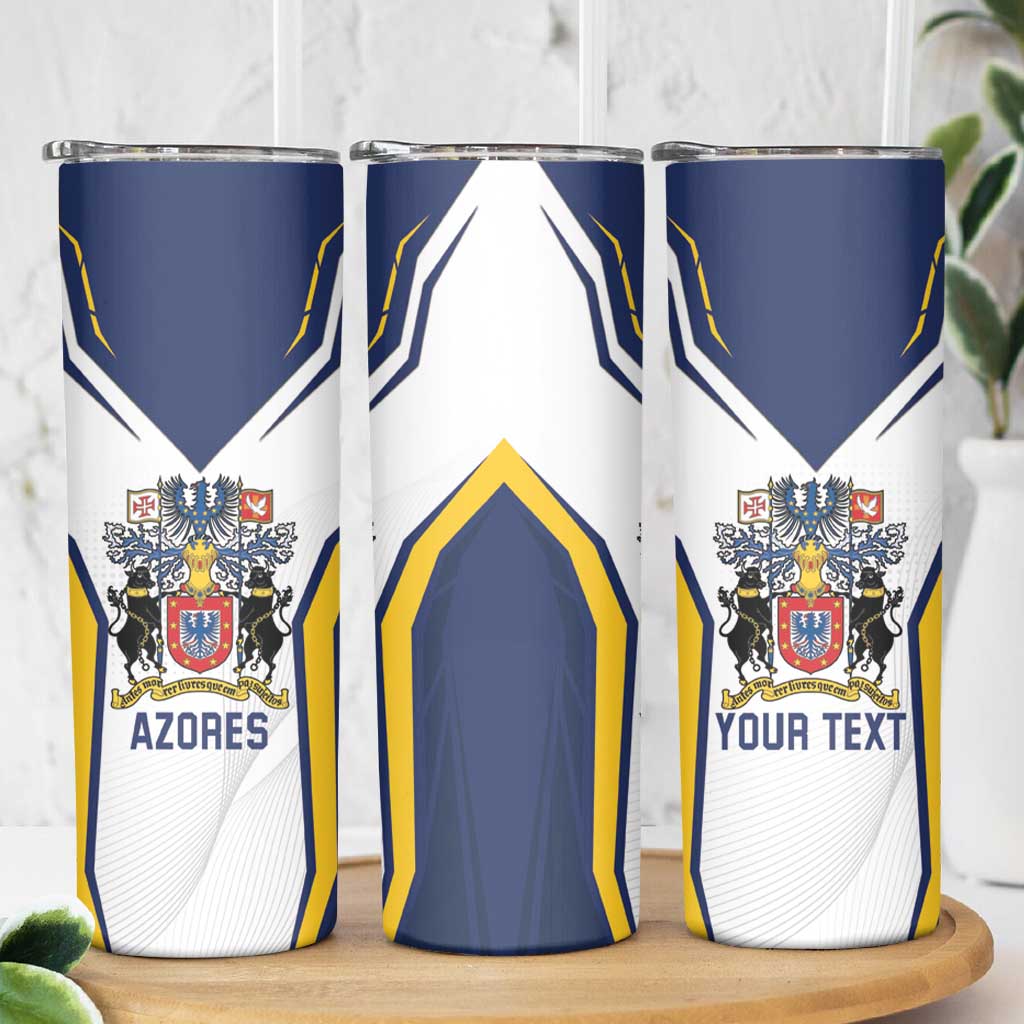 Personalized Azores Portugal Skinny Tumbler Sporty Style - Wonder Print Shop