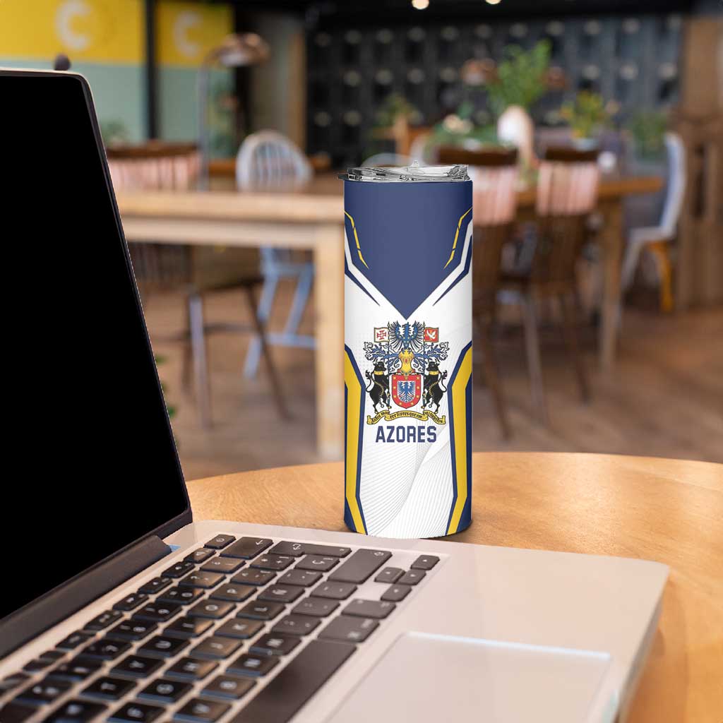 Personalized Azores Portugal Skinny Tumbler Sporty Style - Wonder Print Shop