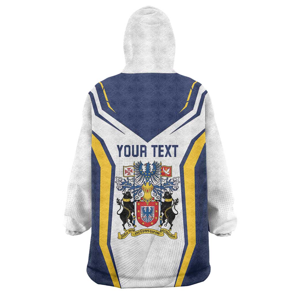 Personalized Azores Portugal Wearable Blanket Hoodie Sporty Style - Wonder Print Shop