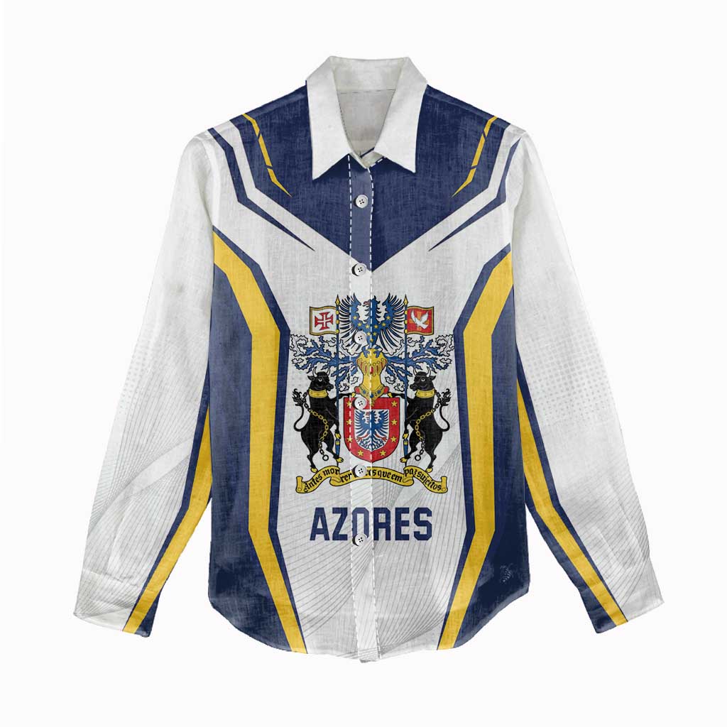 Personalized Azores Portugal Women Casual Shirt Sporty Style - Wonder Print Shop