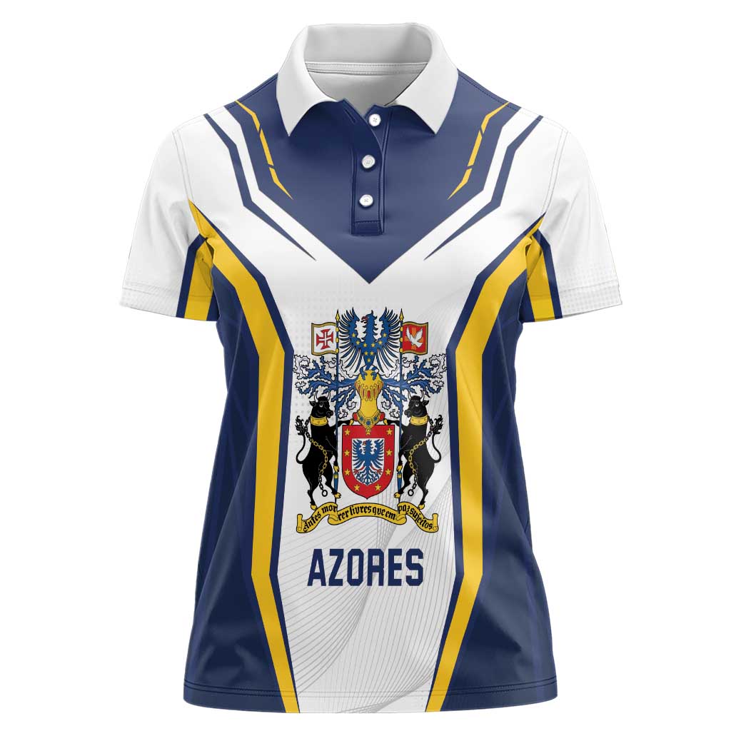 Personalized Azores Portugal Women Polo Shirt Sporty Style - Wonder Print Shop