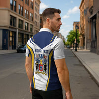 Personalized Azores Portugal Zipper Polo Shirt Sporty Style - Wonder Print Shop