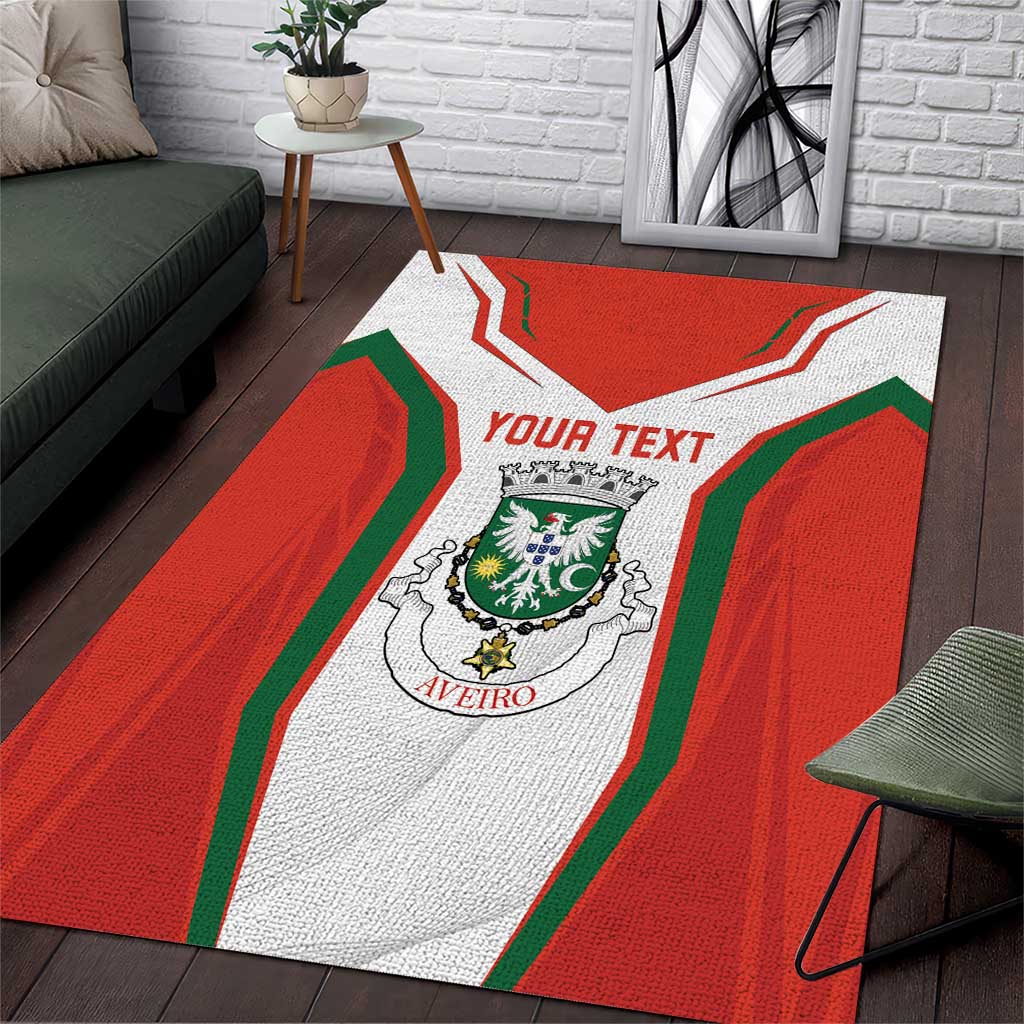 Personalized Aveiro Portugal Area Rug Sporty Style - Wonder Print Shop