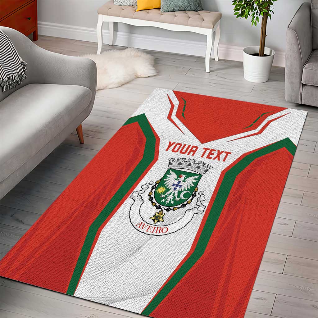 Personalized Aveiro Portugal Area Rug Sporty Style - Wonder Print Shop