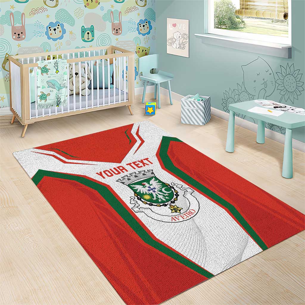 Personalized Aveiro Portugal Area Rug Sporty Style - Wonder Print Shop