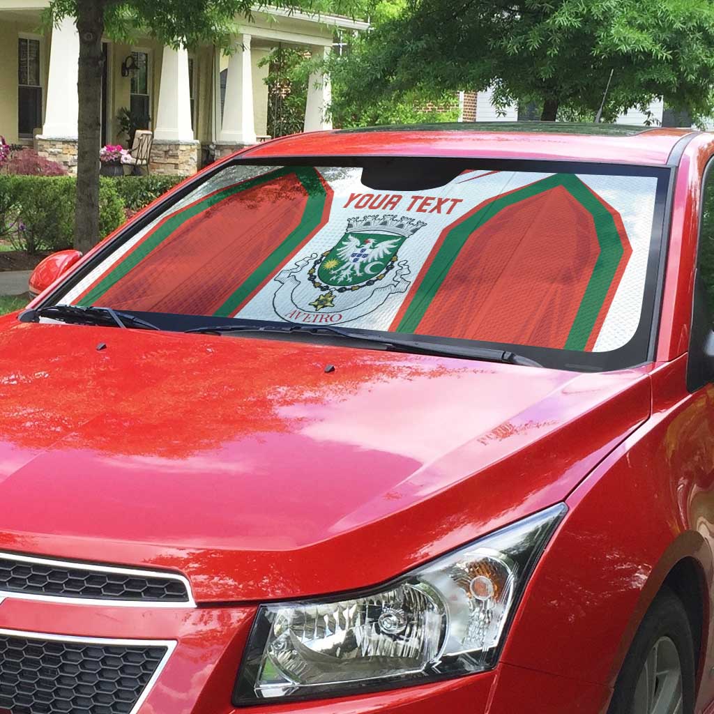 Personalized Aveiro Portugal Auto Sun Shade Sporty Style - Wonder Print Shop