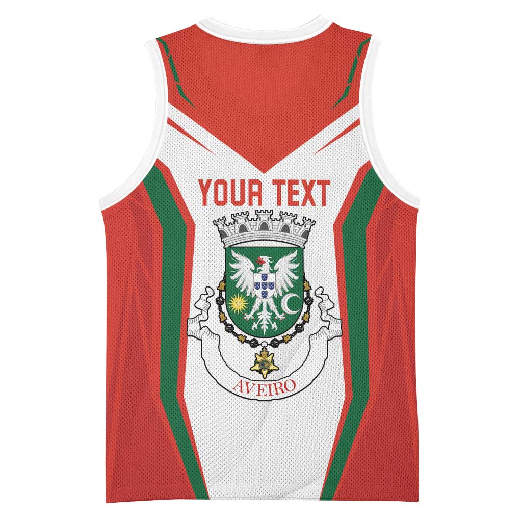 Personalized Aveiro Portugal Basketball Jersey Sporty Style - Wonder Print Shop